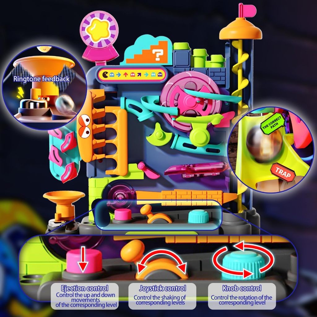 Board Games For Kids Pinball adventure toy Count Brain Indoor Game Gift ...