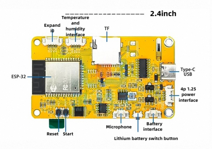 2.4/2.8/3.5 Inch TFT Touch Screen ESP32 Development Board WiFi ...