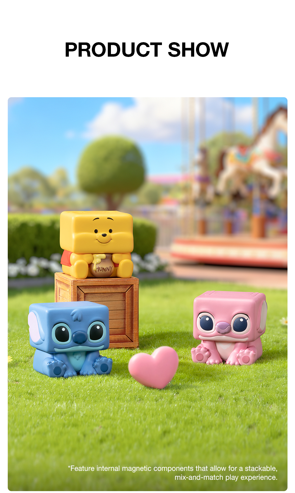 POP MART Disney Classics POP CUBE-3 Series Figures Blind Box Action ...