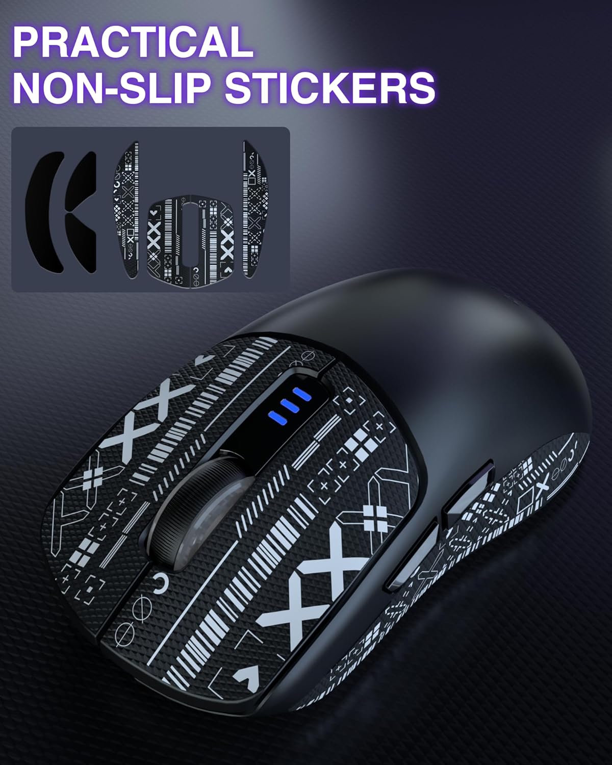 AULA SC580X Tri-Mode Gaming Mouse with 12000DPI, Rechargeable Battery ...