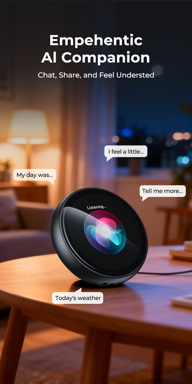 ZNP Saymi AI Companion Device - 60-Language Instant Translator, Offline ...