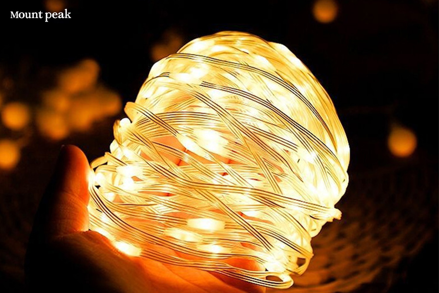 20-meter outdoor camping colored ambient light string LED light strip ...