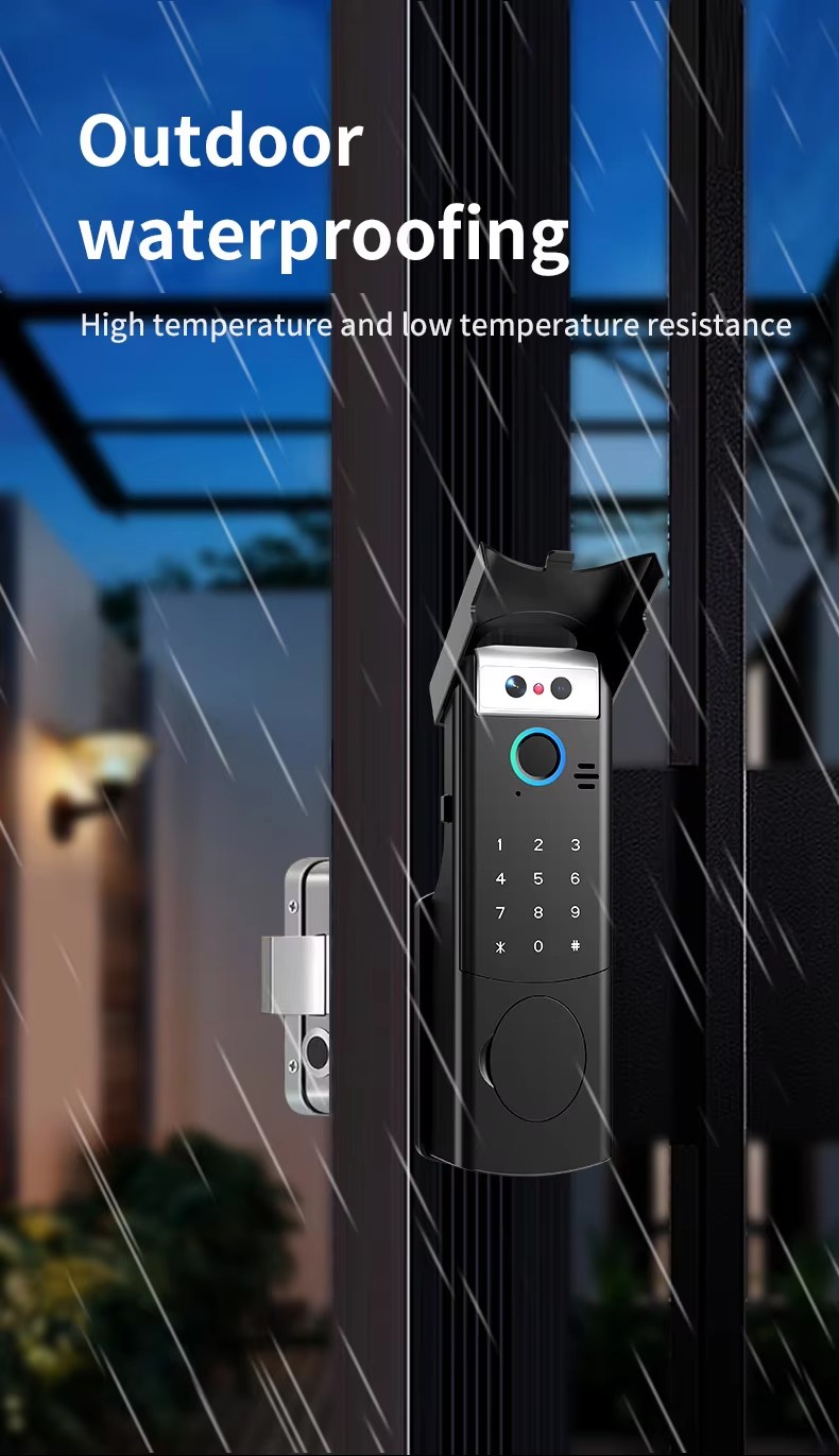 Intercom Face Recognition Tuya Wifi Fingerprint Smart Door Lock System ...
