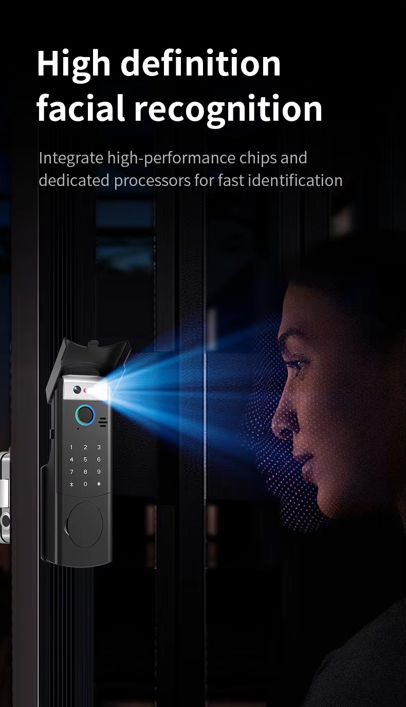 Intercom Face Recognition Tuya Wifi Fingerprint Smart Door Lock System ...