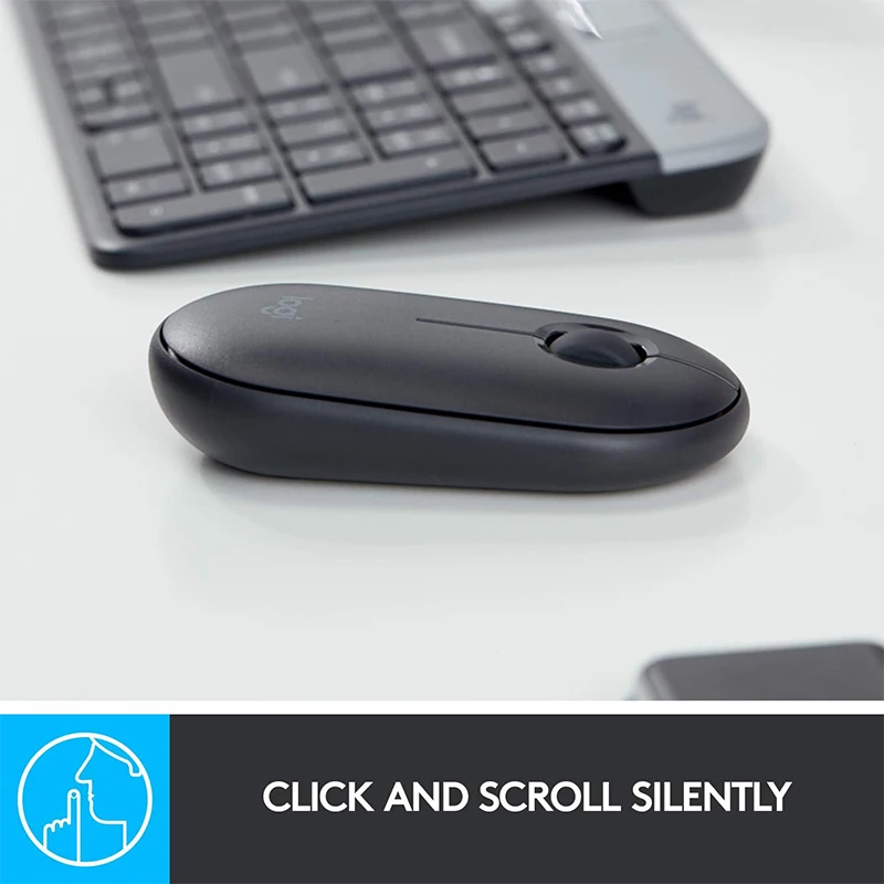 Logitech Pebble 2 M350s/M350 Slim Compact Bluetooth Wireless Mouse With ...