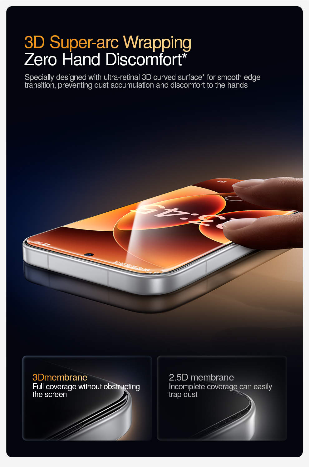SmartDevil 3D Curved Tempered Glass For Xiaomi 17 Pro Max/17 Pro/17 ...