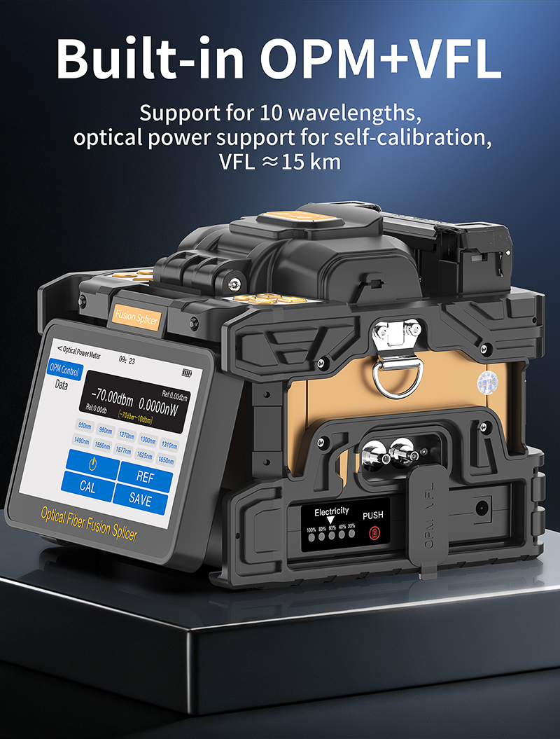 COMPTYCO A-10 Fiber optic welding machine Core to core 6 motors FTTH ...