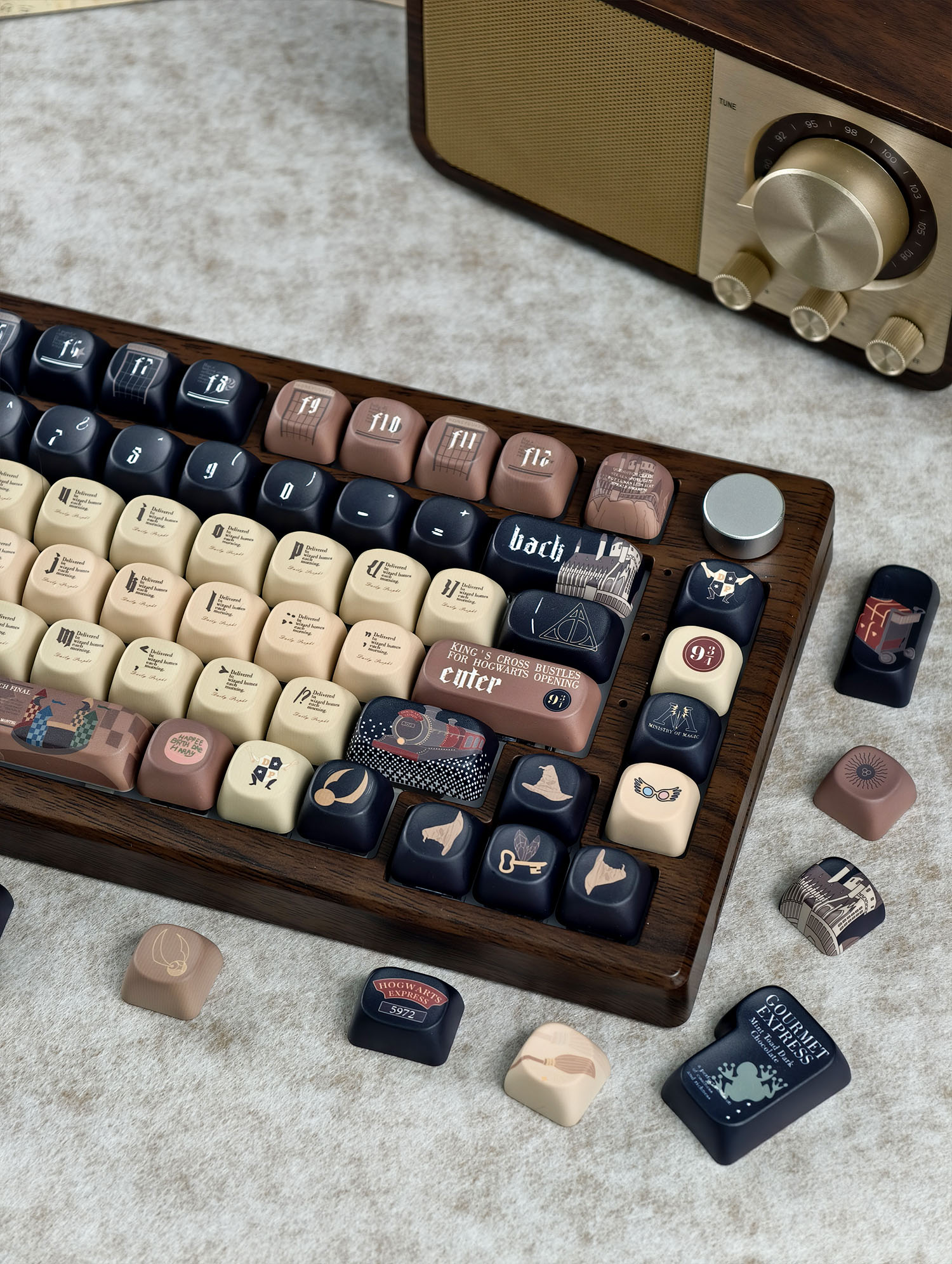 Hogwarts Keycaps Cherry/MOA Profile 125 Keys PBT Dye Sublimation ...