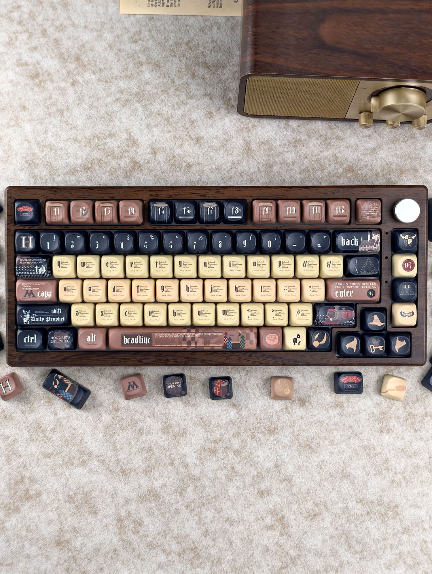 Hogwarts Keycaps Cherry/MOA Profile 125 Keys PBT Dye Sublimation ...
