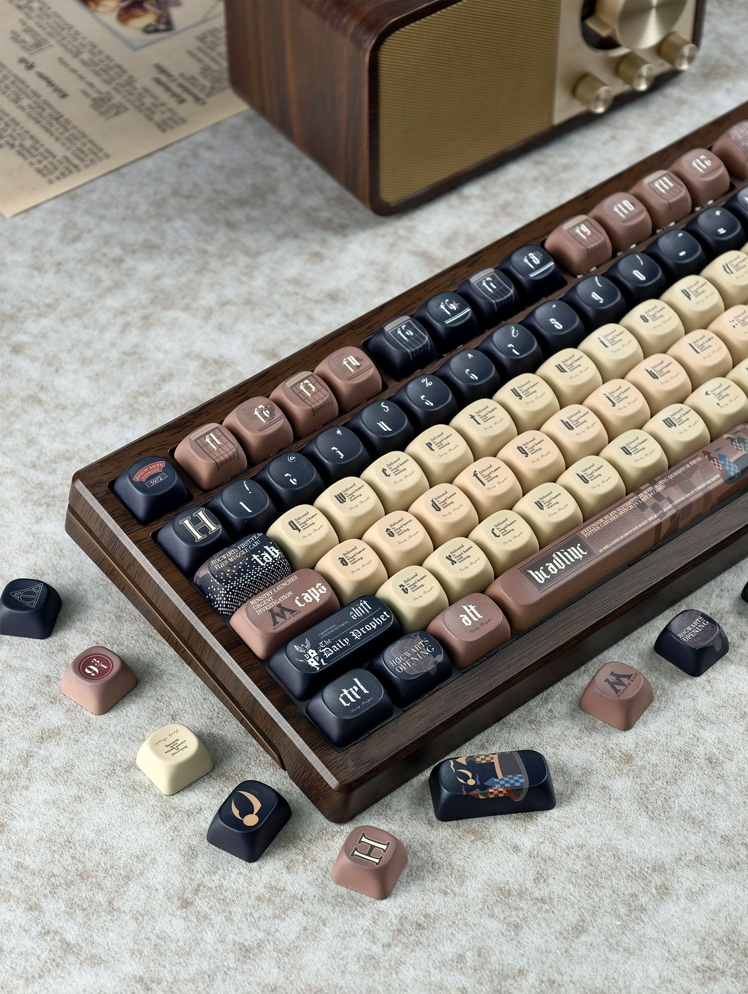 Hogwarts Keycaps Cherry/MOA Profile 125 Keys PBT Dye Sublimation ...