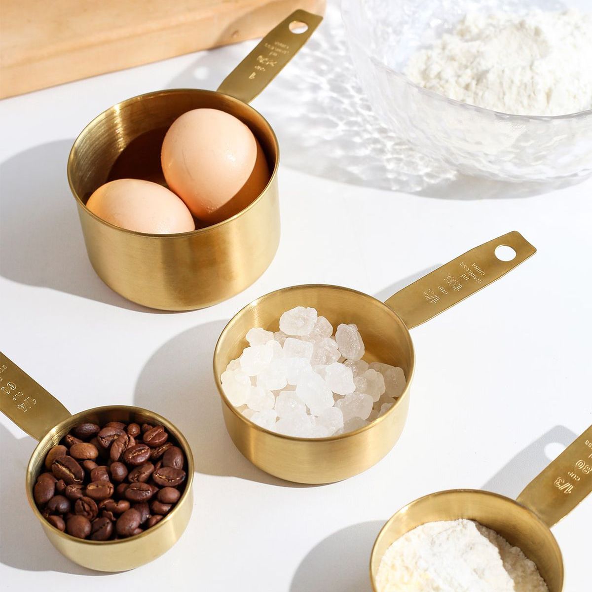 INNO Stainless Steel Measuring Cups and Spoons Set 4pc/8pc Options ...