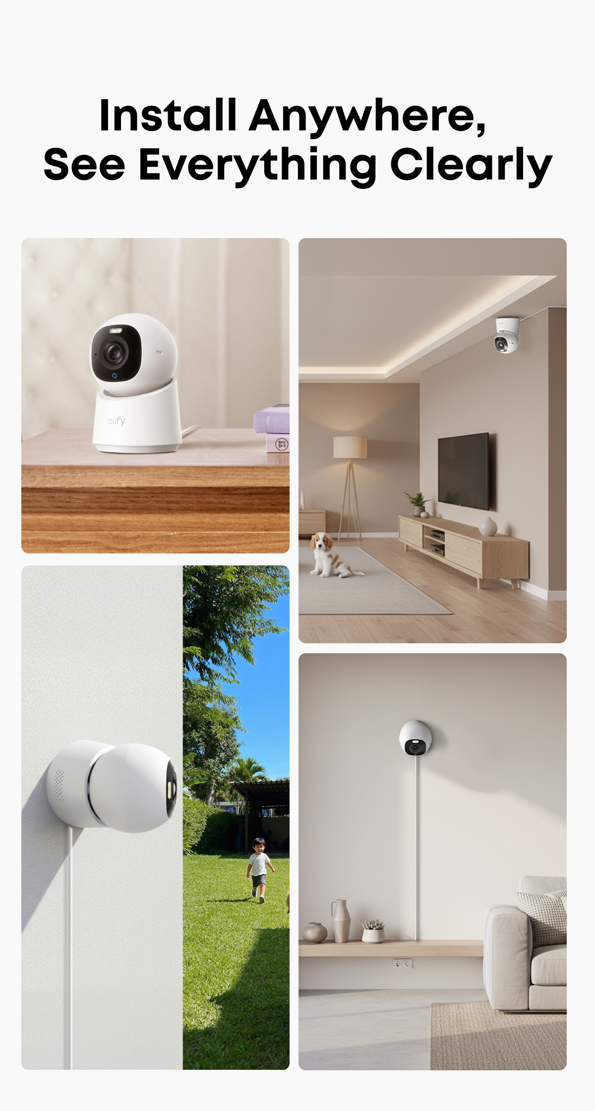 [SIRIM] ANKER eufy Indoor Cam E30 Homekit Security Camera 4K UHD Color ...