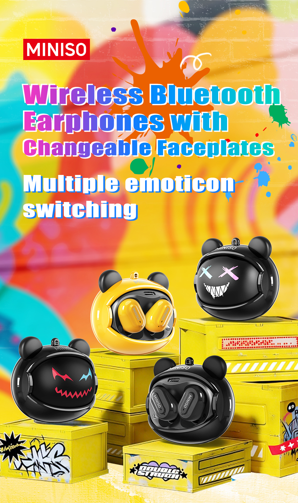 MINISO MS118 [New Model] AI Translation Earbuds In-ear Bluetooth ...