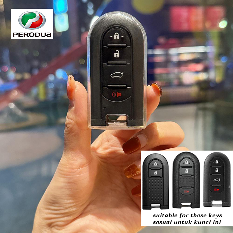 Perodua Bezza Aruz 2025 2026 transparent car key case Myvi 2017-2021 ...