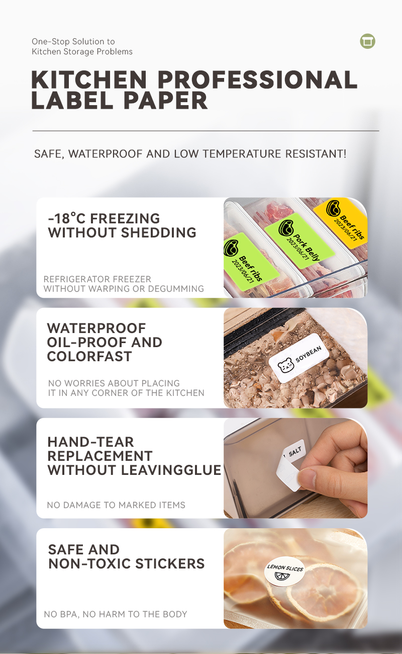 Niimbot Freezing label B1/B21/B3S/B21Pro Household food classification ...