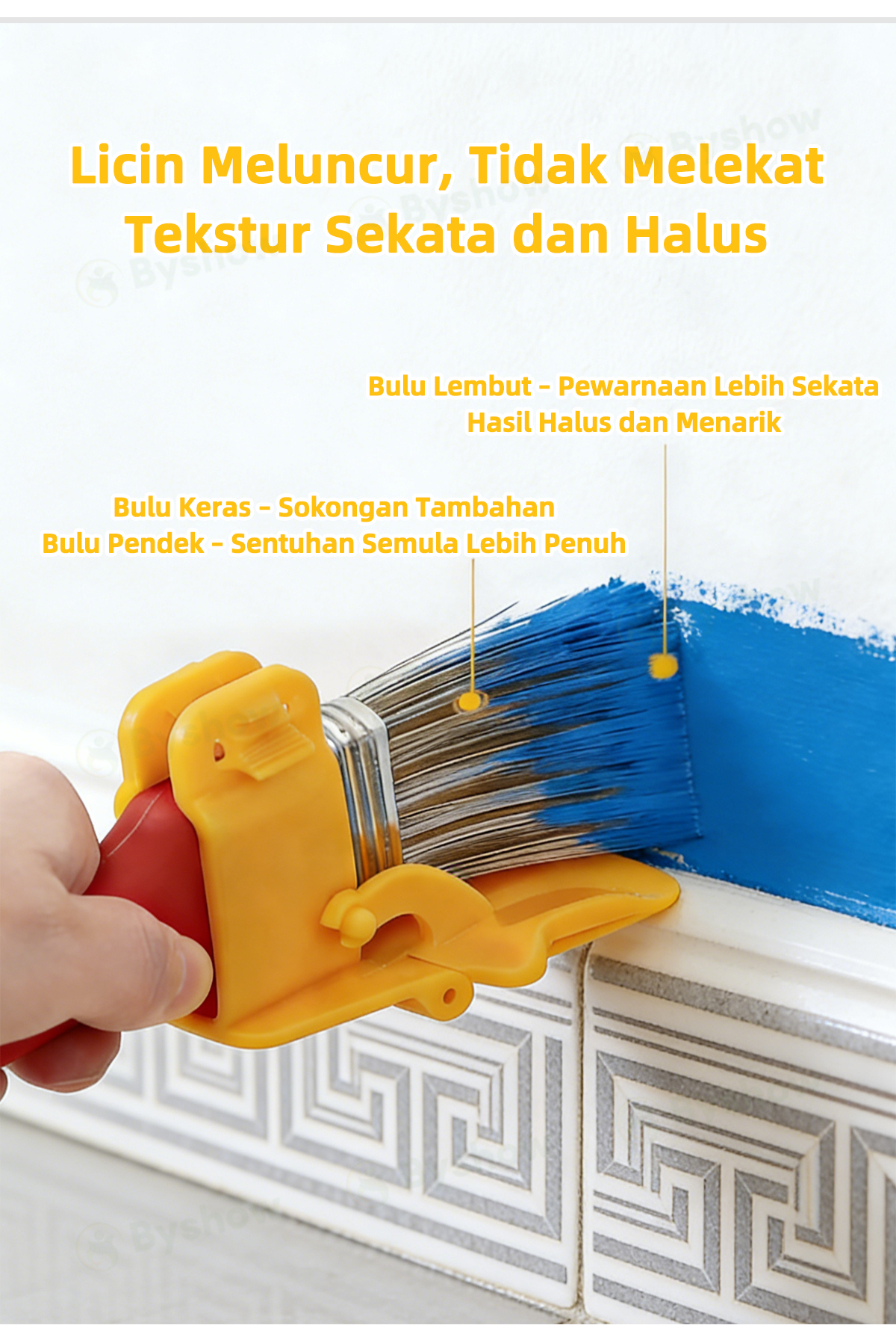 Byshow Berus Cat Pinggir Profesional dengan Penjara Boleh Laras Untuk ...