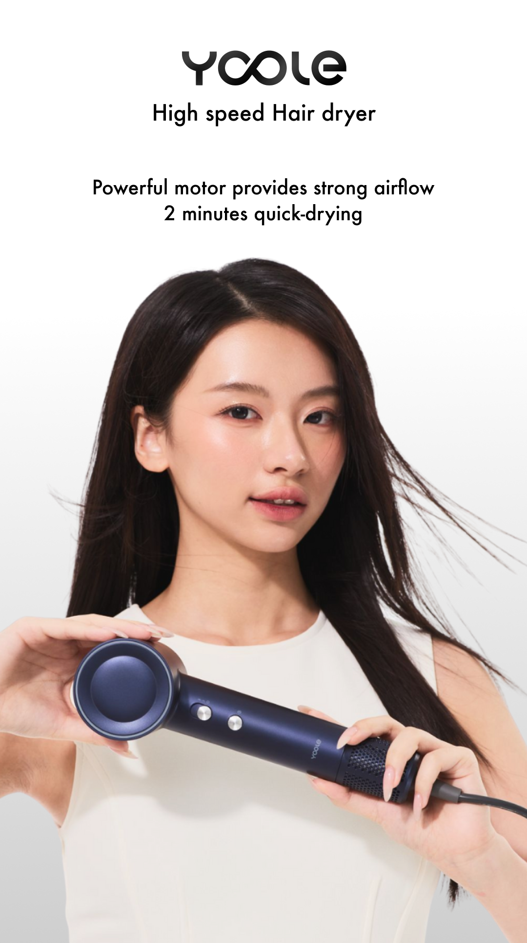 YOOLE High Speed Hair Dryer S+ | 500 Million Plasma Technology | light ...