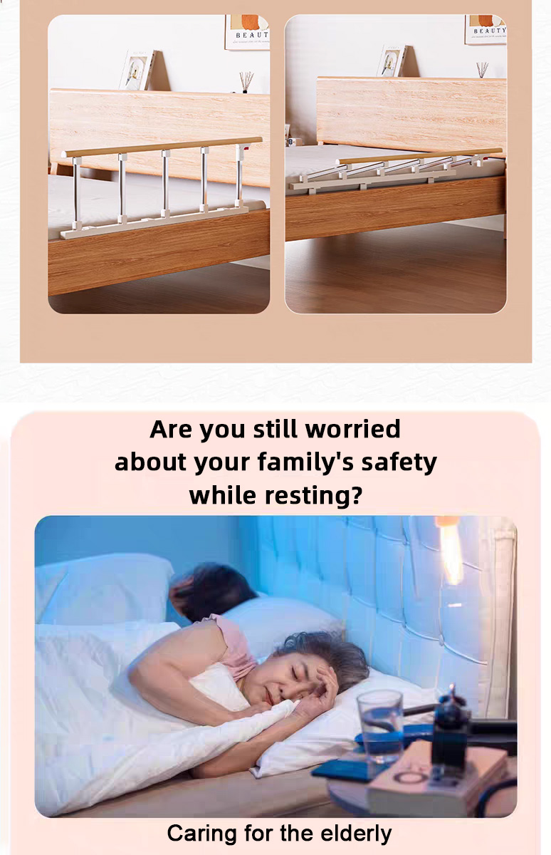 【UniHey】Bed Railing for Elderly Foldable Bed Guard Rail Foldable ...
