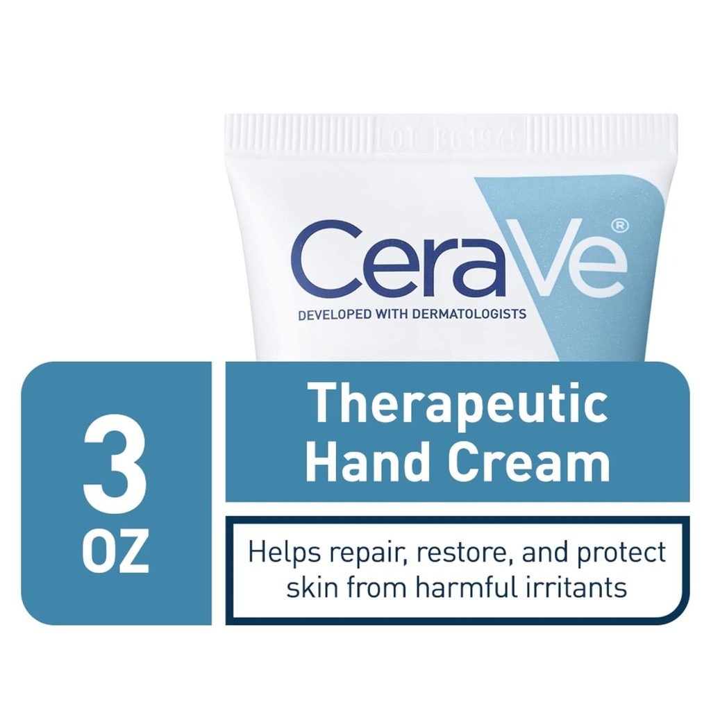 【Buy 1 Get 1】CeraVe Therapeutic Hand Cream for Very Dry, Cracked Hands ...