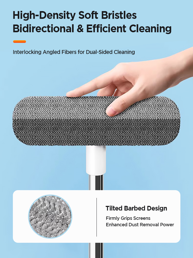 LiteJoy 2-in-1 Window & Mesh Cleaner Brush Clean Both Sides of Screen ...
