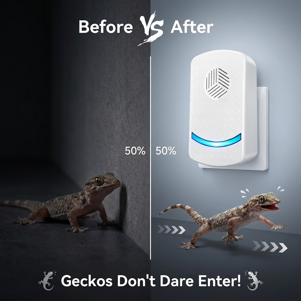 Plug and play Wxm lizard repellent ultrasonic Lizard repellent Gecko ...