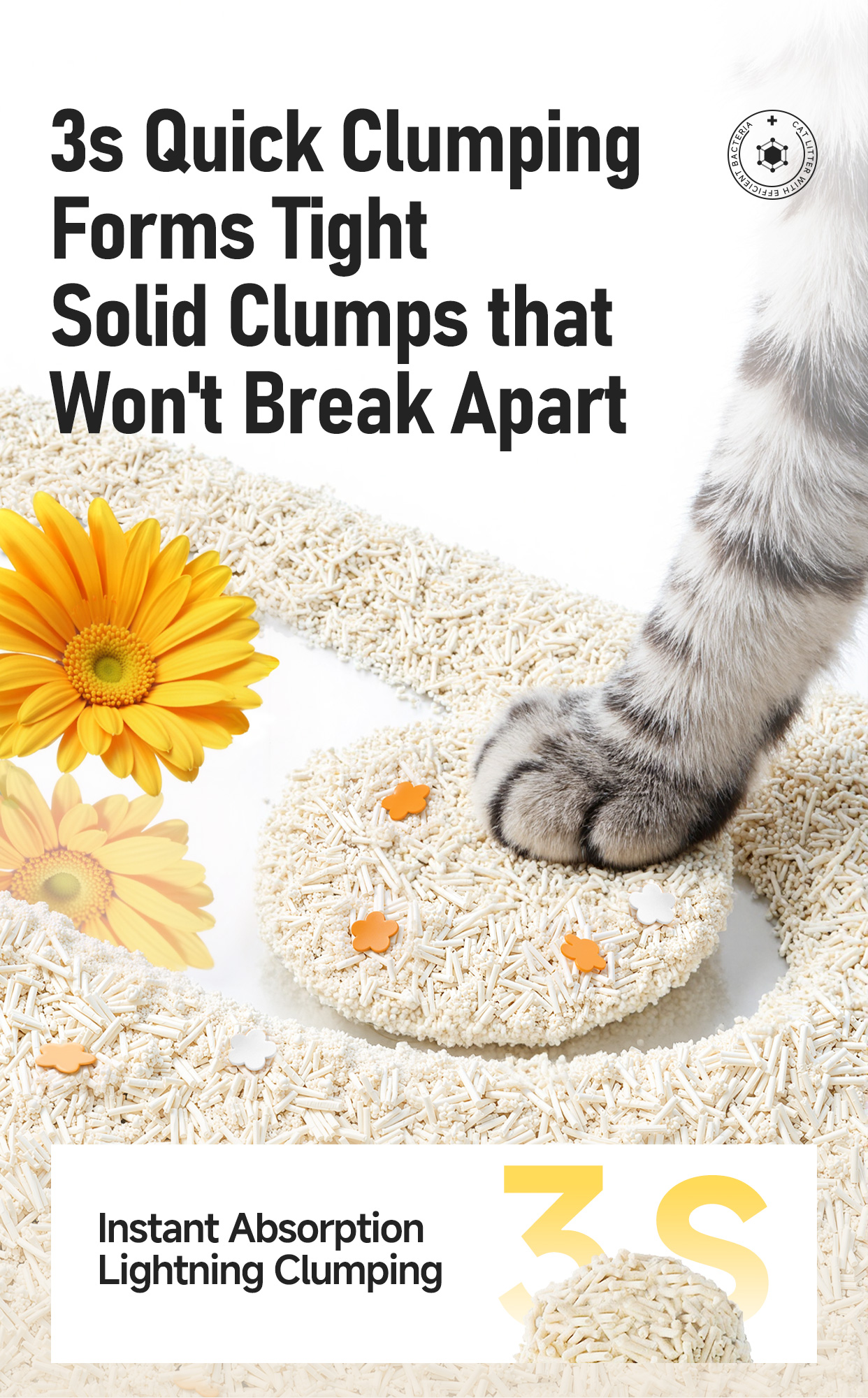 Cutepol New Tofu Mixed Cassava Cat Litter 8L/2.5KG Pasir Kucing Instant ...