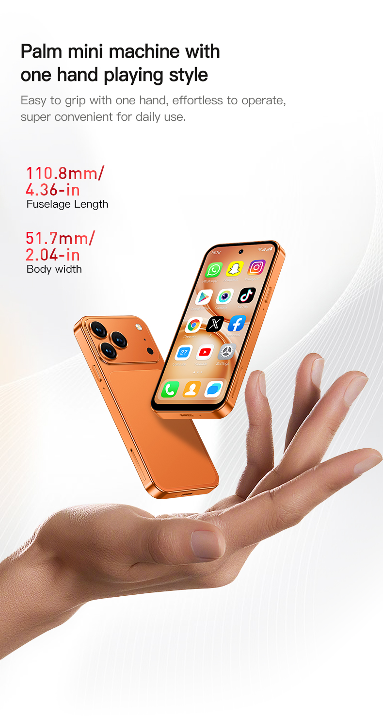New A19 Pro MINI 4G small smartphone, equipped with Android system ...