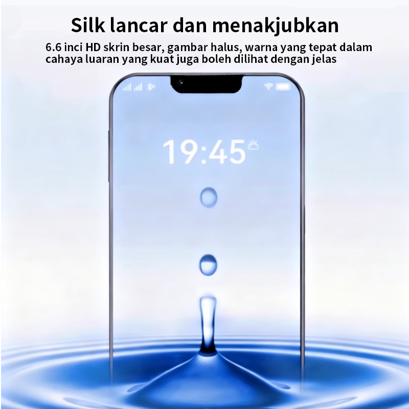 Brand New Smart 5G Mobile Phone 6.6-Inch HD Thin Android Phone 12GB ...