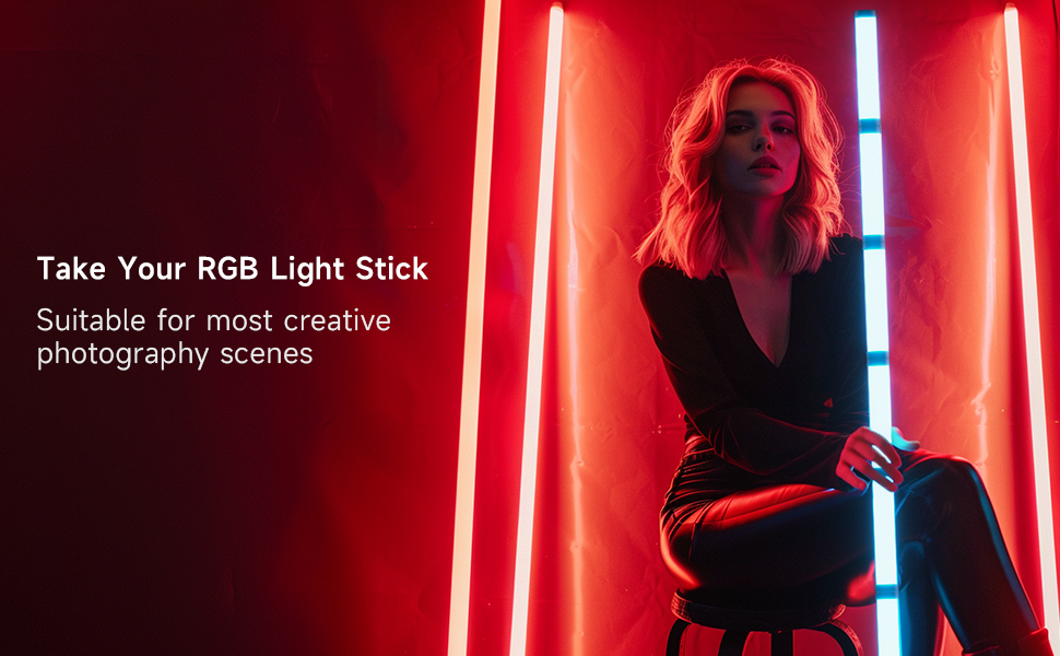 PHOTOOLEX 100% Official RGB Magnetic Tube Light B190S Desktop Fill ...