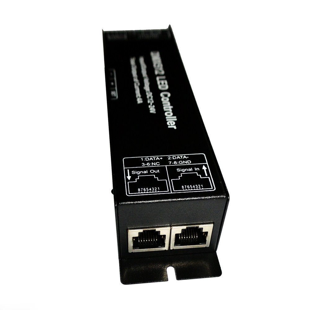 DMX 512 Decoder LED Controller DC 12V-24V 4CH RGBW For Wall Point Light ...