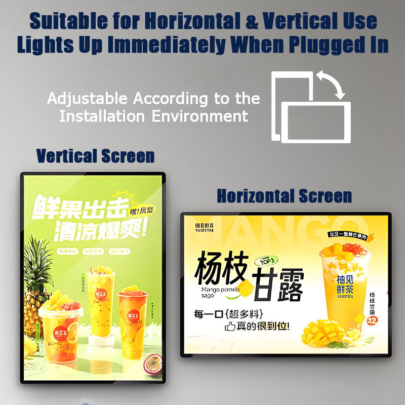 Free Full Accessories 】 led menu board with light a4 stand display menu ...