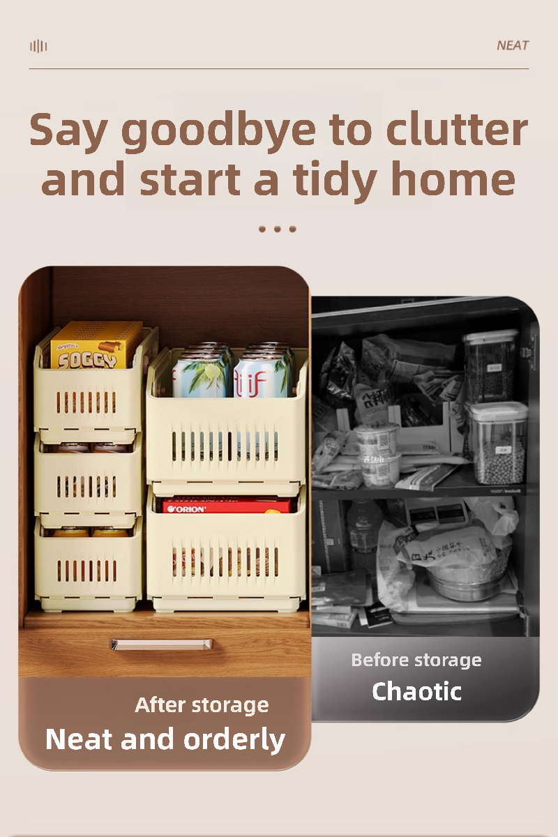 Stretchable Box - Home Kitchen Drawer Storage Box - Dishware Organizer ...