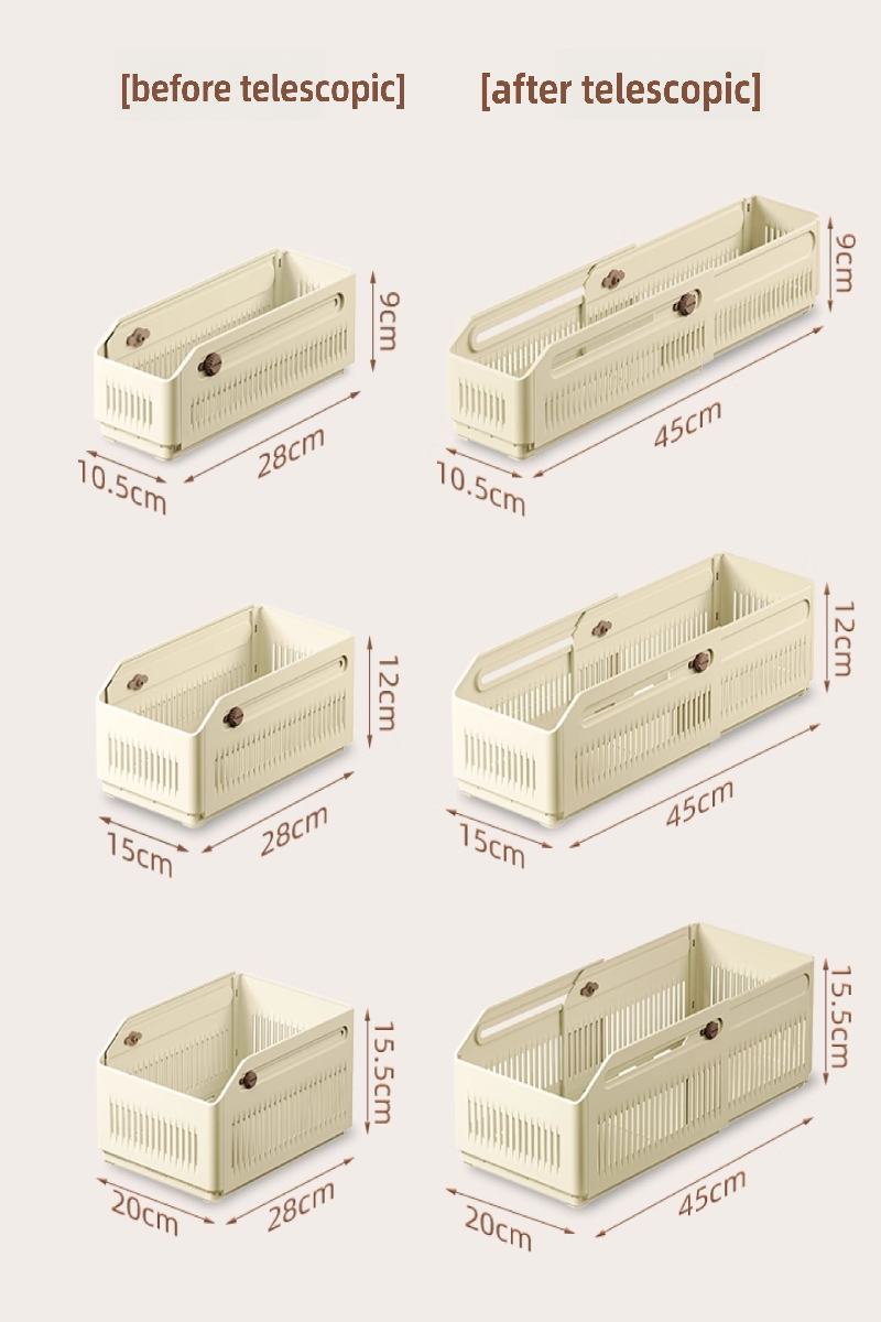 Stretchable Box - Home Kitchen Drawer Storage Box - Dishware Organizer ...