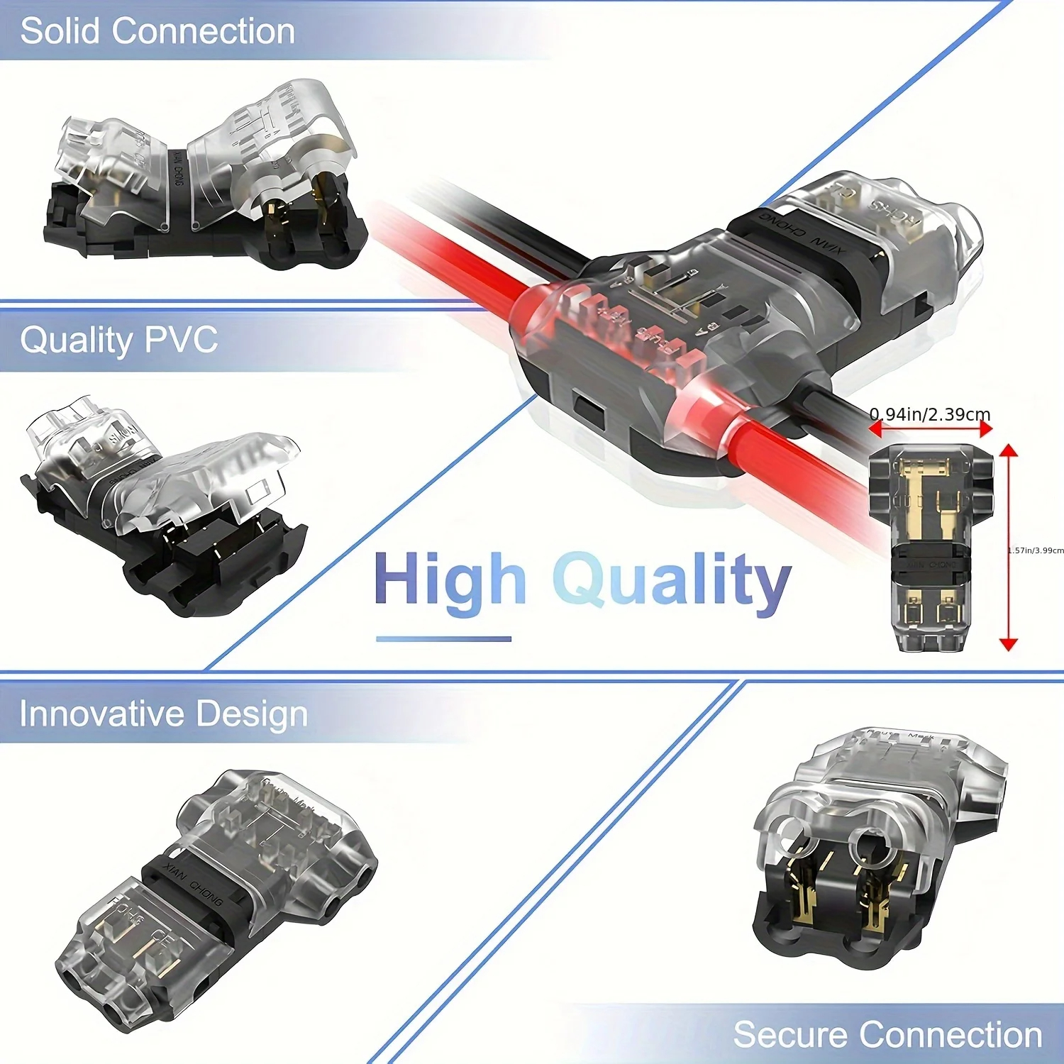🔥Local Stock🔥50PCS T1 T2 Quick Connect Wire Cable Connectors, T Type ...