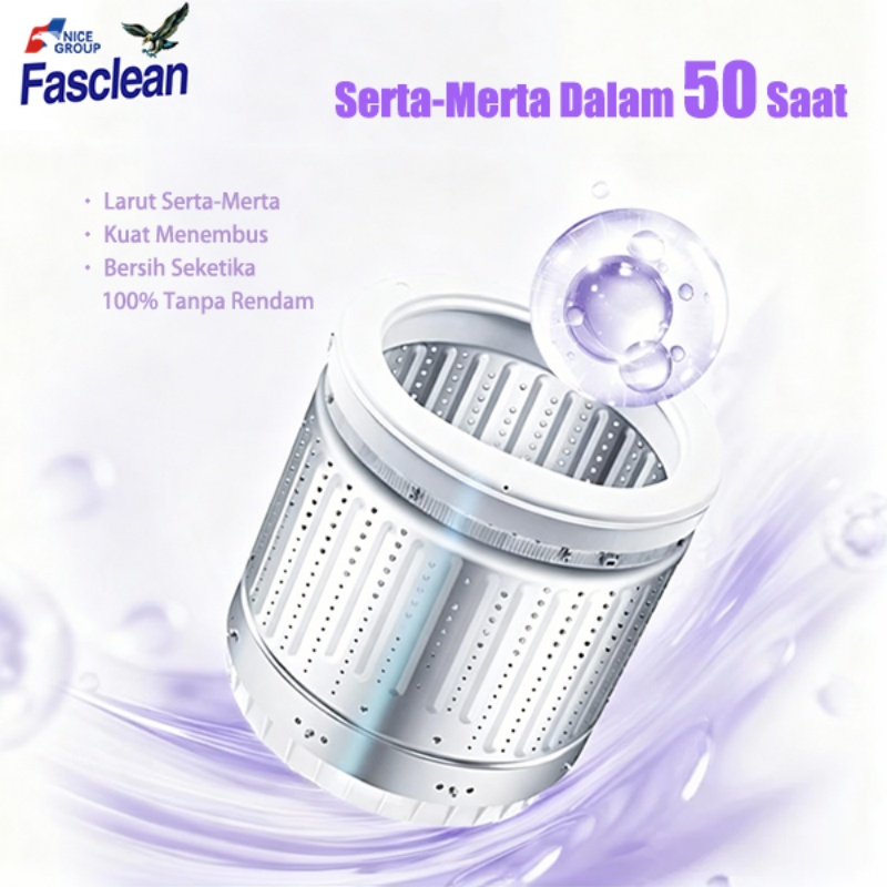 Fasclean 8 In 1 Washing Machine Cleaner Efficient Cleaning (250ml ...