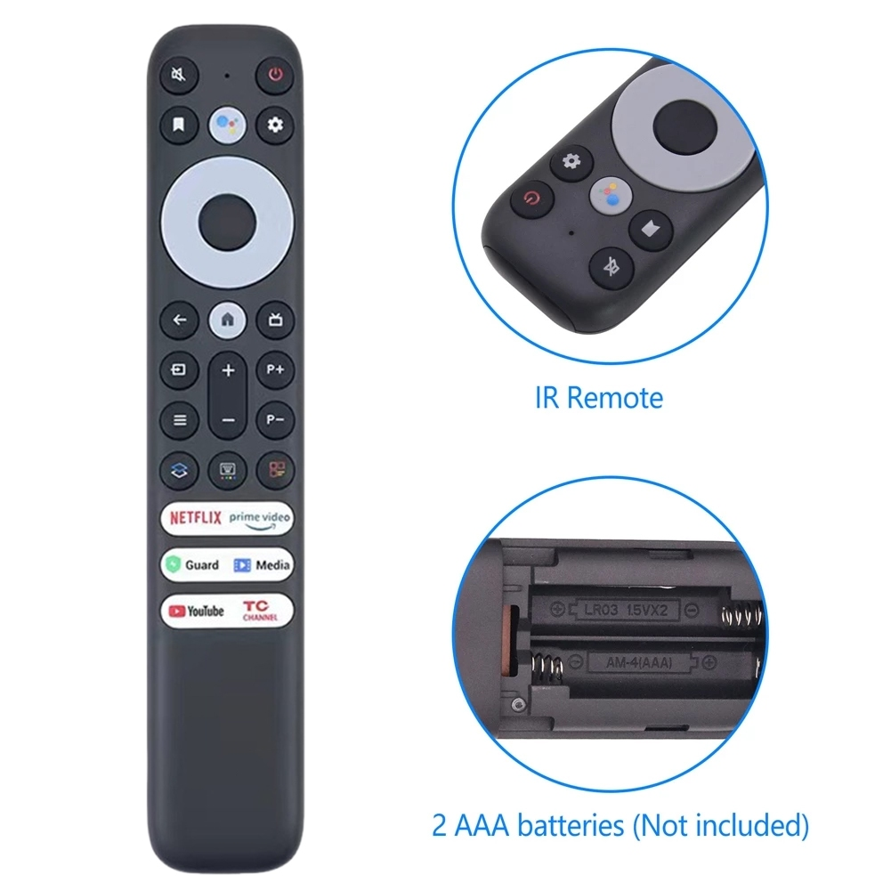 TCL Voice Command TV Remote Control remote tcl smart tv RC902V FMR6 ...