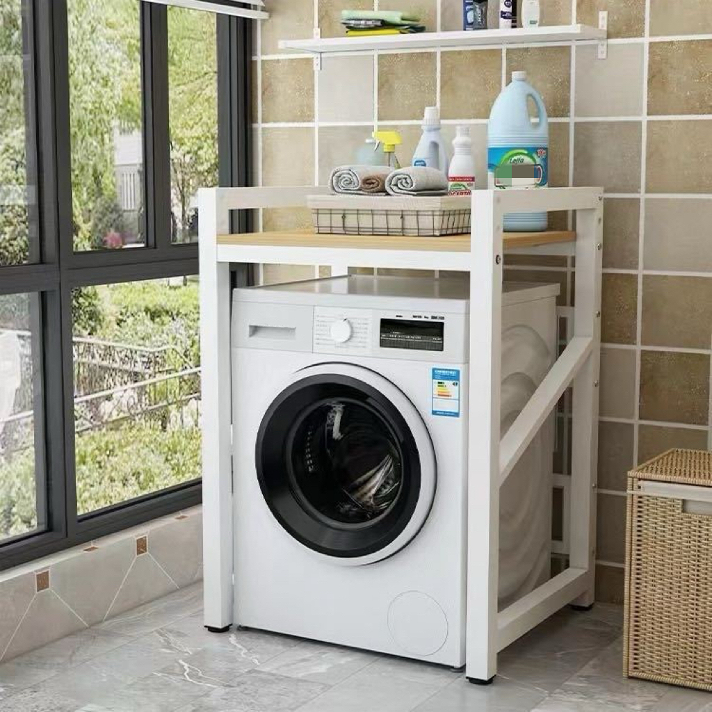 Washing Machine Storage Rack Dryer Double Layer Floor-Standing Rack ...