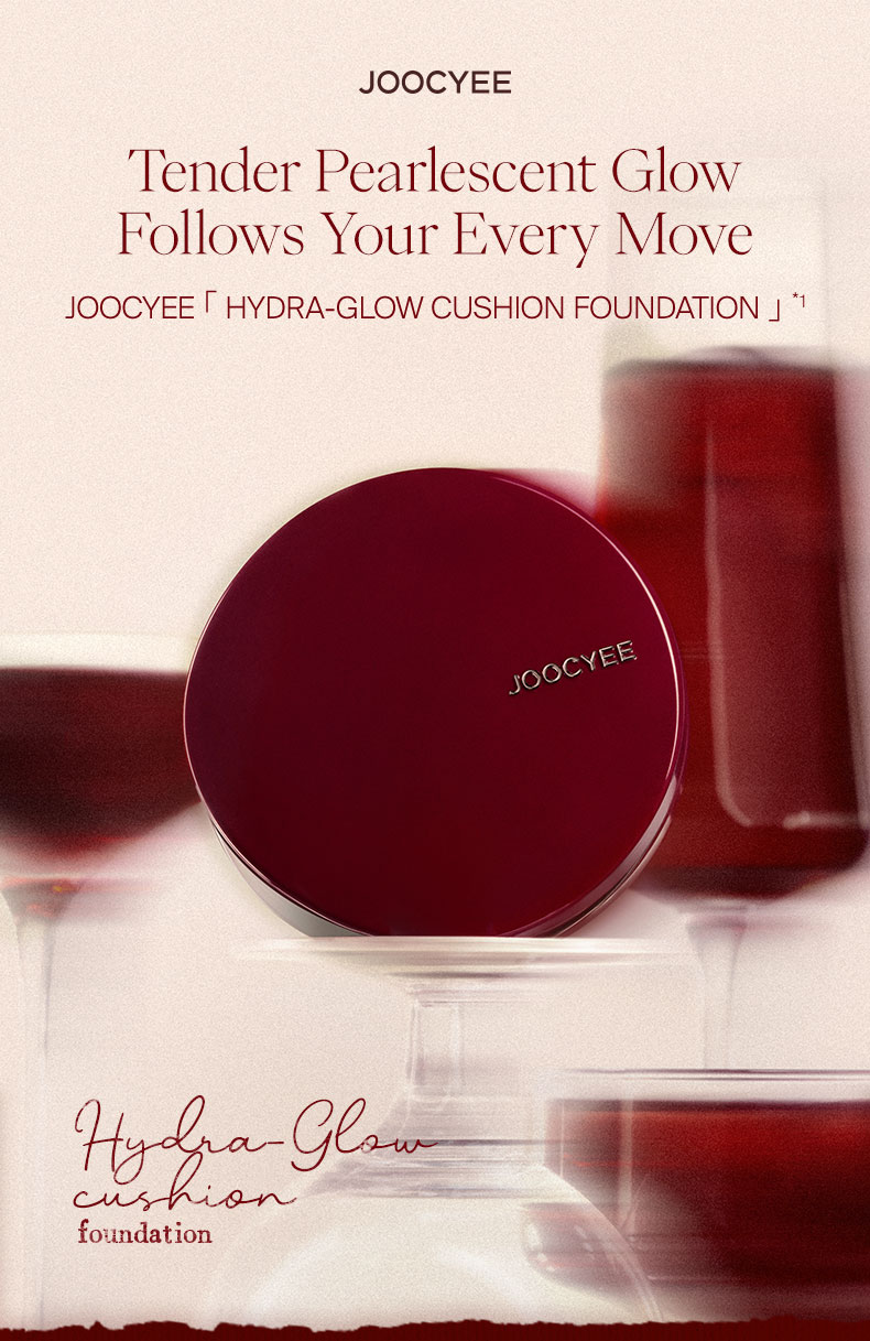 JOOCYEE 酵色 Hydra-glow Dewy Cushion Foundation Tender Pearlescent Glow ...