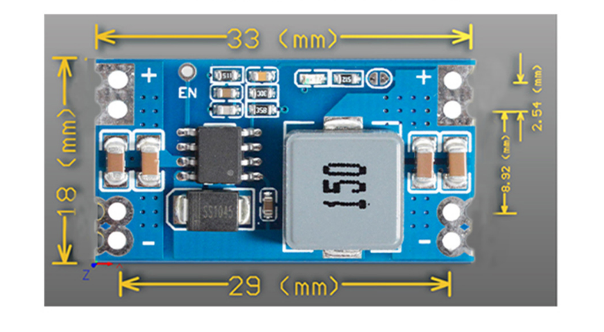 5pcs/1pc Mini560 Pro 5A DC-DC Step Down Buck Stabilized Voltage Power ...