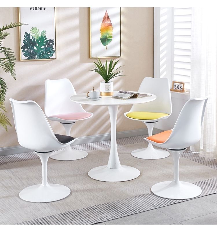 Acrylic small computer chair, transparent office swivel chair for home ...