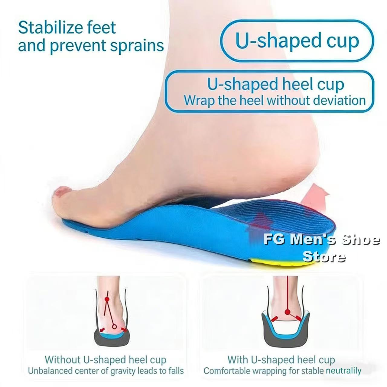 Medical Grade Flat Foot Correction Insole Children Adult Foot Valgus X ...