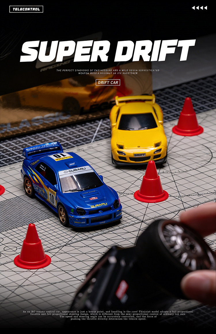 Local Stock! 1:43 RC Drift Car Kereta Remote Control Racing Car V2 ...