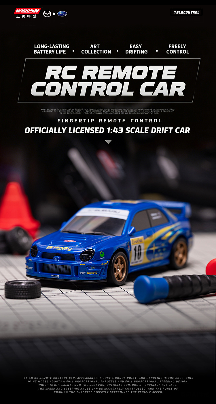 Local Stock! 1:43 RC Drift Car Kereta Remote Control Racing Car V2 ...
