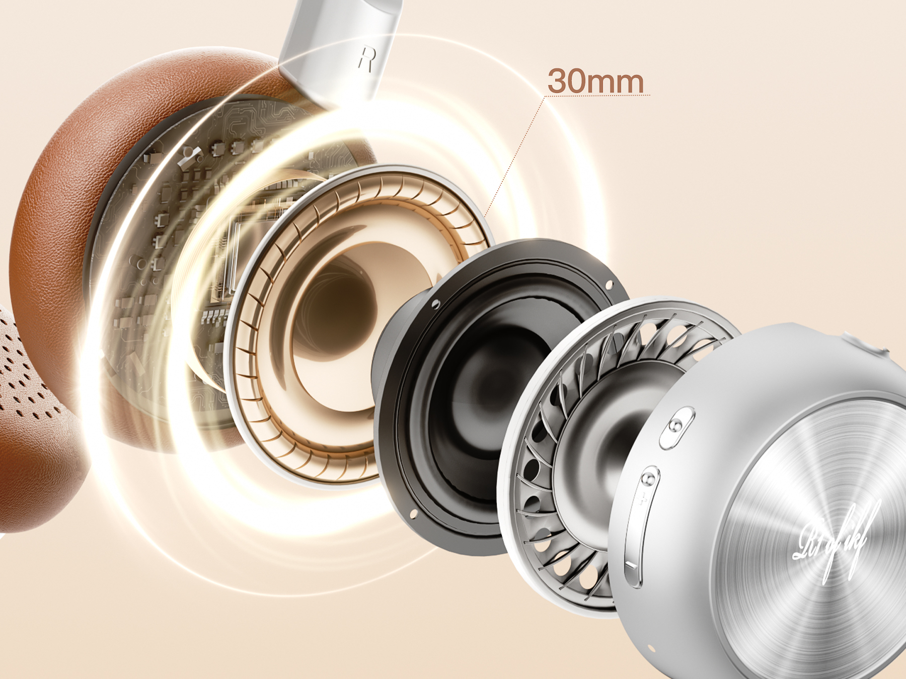 iKF R1 Retro Wireless Bluetooth Headphones, Built-in Mic, Vintage ...