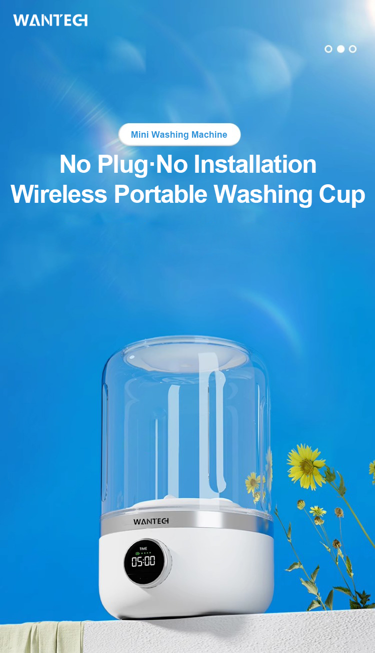 WANTECH™ Mini Washing Machine Wireless Portable Mini Washing Cup for ...