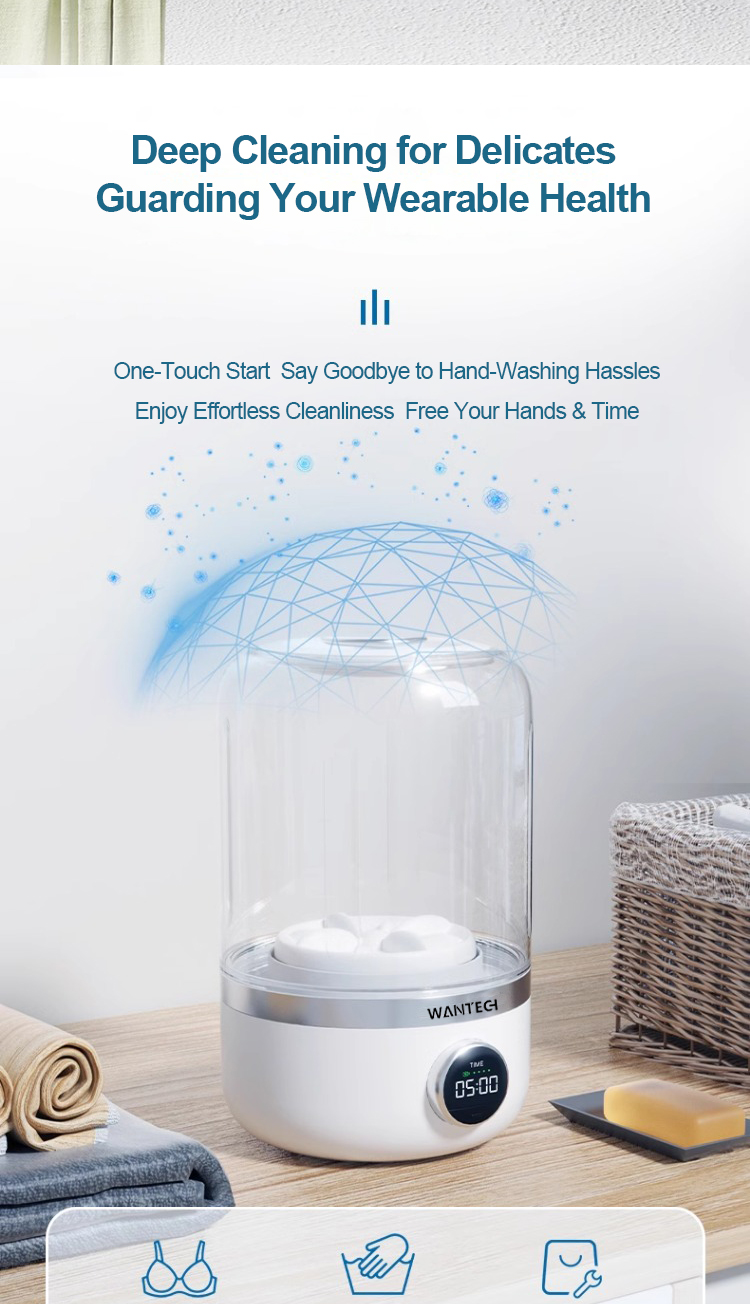 WANTECH™ Mini Washing Machine Wireless Portable Mini Washing Cup for ...