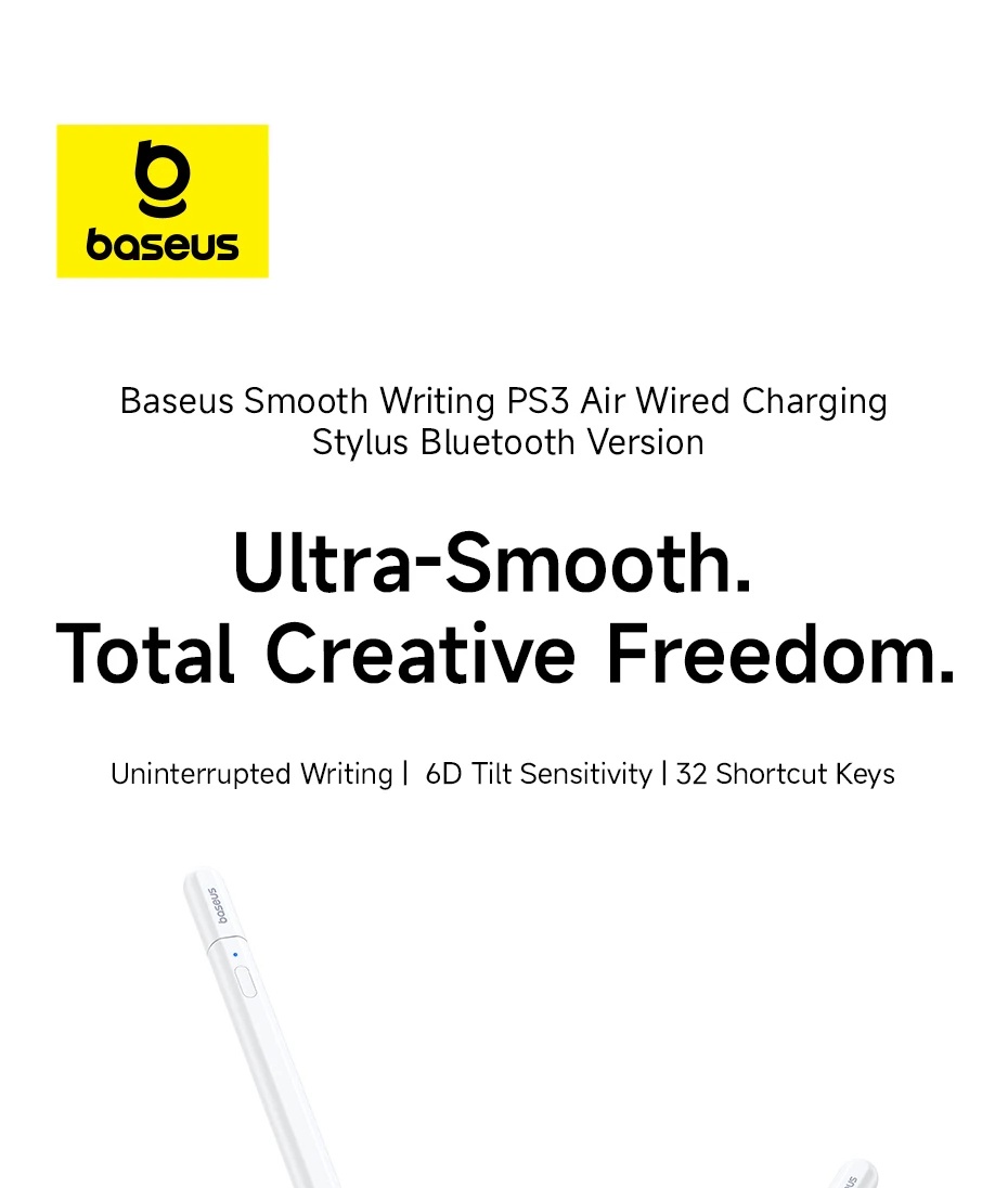 Baseus PS3 Air Bluetooth Stylus Pen for iPad Pencil Universal Wired ...