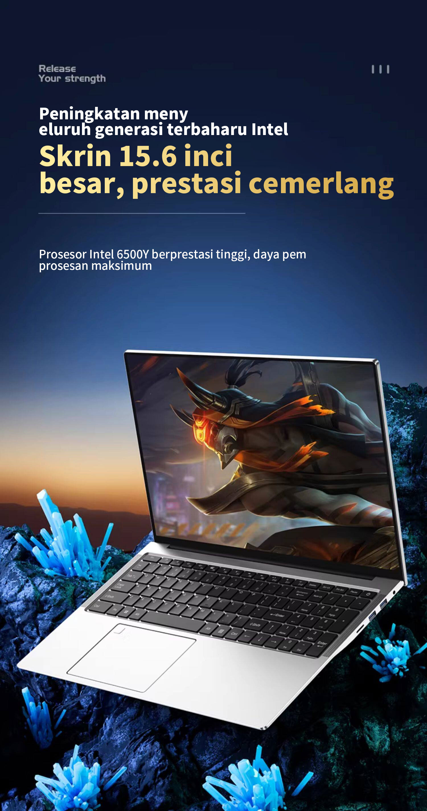 New Intel Core i7 Laptop 15.6" Ultra-thin 16GB+2TB Fingerprint Unlock ...