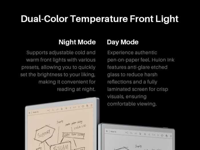 Huion Ink 10.3 Inch E-Ink Smart Note Pad 3-in-1 Digital Notebook E Note ...