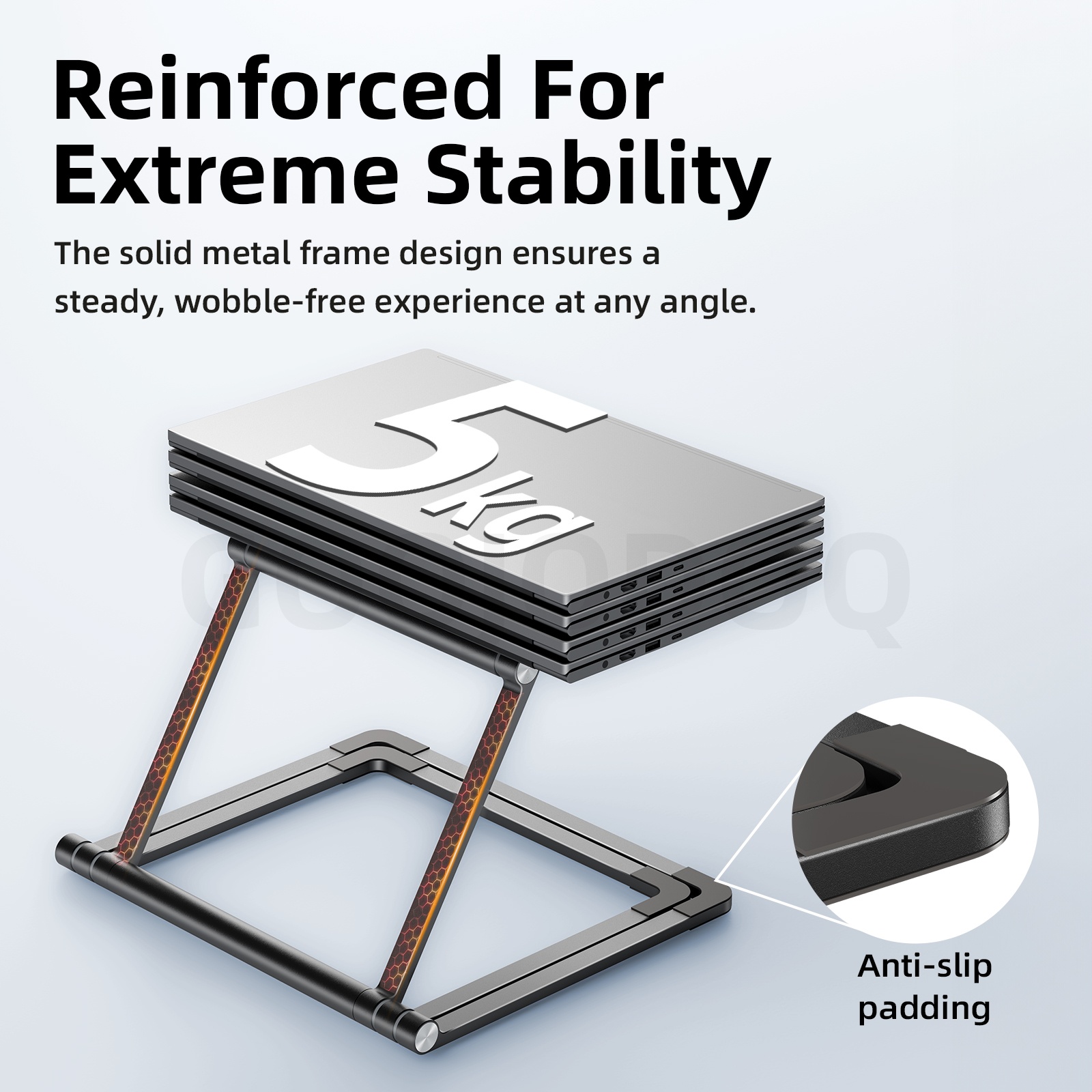 GOOJODOQ External Monitor Stand Ultra Compact Fold Flexible Height View ...